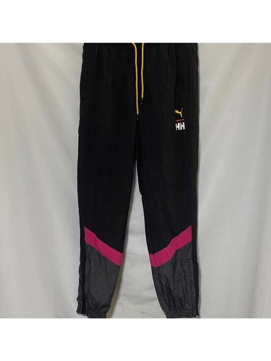 Puma Other - Puma Helly Hansen MENS SIZE 2XL ATHLETIC PANTS BLACK PINK ACCENT DRAWSTRING